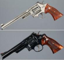 Two Smith & Wesson Double Action Revolvers