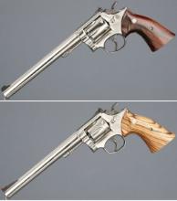 Two Smith & Wesson Double Action Revolvers