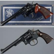 Two Smith & Wesson Double Action Revolvers