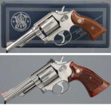 Two Smith & Wesson Double Action Revolvers