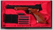 Belgian Browning Medalist Semi-Automatic Pistol with Case