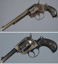 Two Colt Double Action Revolvers