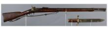 Whitney 1861 "Plymouth" Navy Rifle with Repro Dahlgren Bayonet