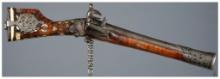 Ornate Inlaid Caucasian Miquelet Blunderbuss Pistol