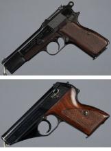 Two World War II German Proofed Semi-Automatic Pistols