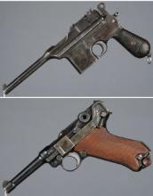 Two European Military Pattern Semi-Automatic Pistols