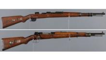 Two German Military Bolt Action Long Guns