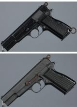 Two Argentine Police FN Model 1935 High-Power Pistols