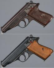 Two World War II Era German Walther Model PP Pistols