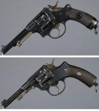 Two European Military Double Action Revolvers