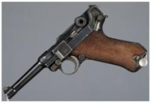 "1918" Date DWM Luger Semi-Automatic Pistol