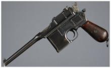 Imperial German Mauser C96 Broomhandle Pistol with Holster Stock