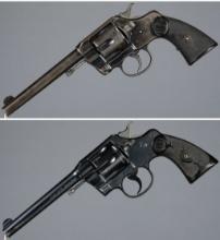 Two Colt Double Action Revolvers