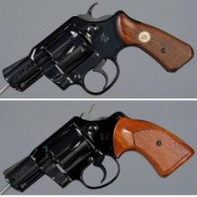 Two Colt Double Action Revolvers