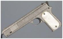 Engraved Colt Model 1902 Sporting Pistol with Pearl Grips