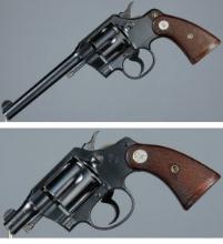 Two Colt Double Action Revolvers