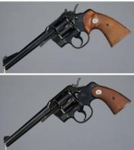 Two Colt Double Action Revolvers