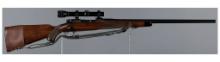 Pre-64 Winchester Model 70 Rifle in 375 H&H Magnum with Scope