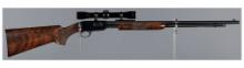 Winchester Model 61 Slide Action Rifle with Scope