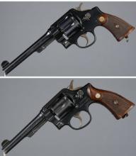 Two Smith & Wesson Double Action Revolvers