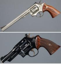 Two Smith & Wesson Double Action Revolvers