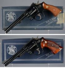 Two Smith & Wesson K-Frame Double Action Revolvers with Boxes