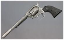 Engraved Colt Peacemaker Buntline 22 Revolver