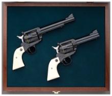 Cased Set of Ruger 50th Anniversary New Model Blackhawks