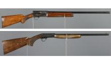 Two Belgian Browning Semi-Automatic Long Guns