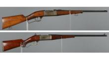 Two Savage Model 1899 Lever Action Rifles