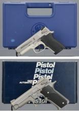 Two Smith & Wesson Semi-Automatic Pistols with Boxes