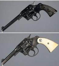 Two Colt Double Action Revolvers