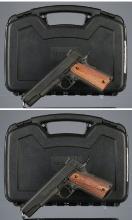 Two Citadel M1911-A1 Semi-Automatic Pistols with Cases