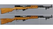 Two Chinese Norinco SKS Semi-Automatic Rifles