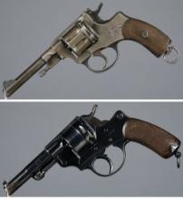 Two European Military Double Action Revolvers