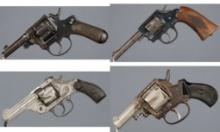 Four Double Action Revolvers