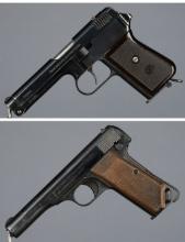 Two European Semi-Automatic Pistols