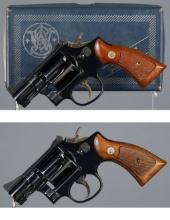 Two Smith & Wesson Model 15 Double Action Revolvers