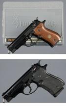 Two Browning BDA-380 Semi-Automatic Pistols