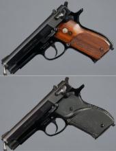 Two Smith & Wesson Model 39-2 Semi-Automatic Pistols