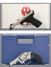 Two Rimfire Handguns with Boxes