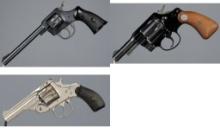 Three Double Action Revolvers