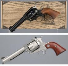 Two Single Action Revolvers