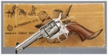 Engraved Uberti Regulator Single Action Revolver with Box