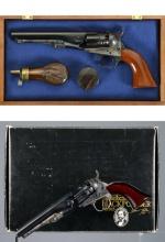 Two Colt Black Powder Series Model 1862 Pocket Police Revolvers