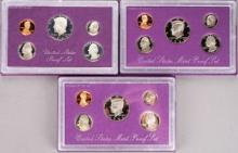 1985, 1992 & 1993 U.S. Mint Proof Sets