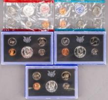 2-1969 & 1970 U.S. Proof Sets And 1968 P/D Coin set No Envelop