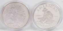 Indian Head & American Prospector 1 Troy Oz. .999 Fine Silver Rounds