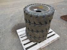 (4) 31x10-20 APERTURE SKID STEER TIRES