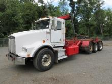 1995 KENWORTH T800 TRI/A ROLLOFF TRUCK